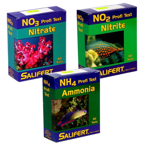 CWA SALIFERT TEST KIT NITRATE NITRITE AMMONIA MARINE REEF SALTWATER CORAL AQUARIUM FISH TANK SET