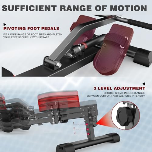 Beking Adjustable Rowing Machine With 12 Resistance Levels thumb #4