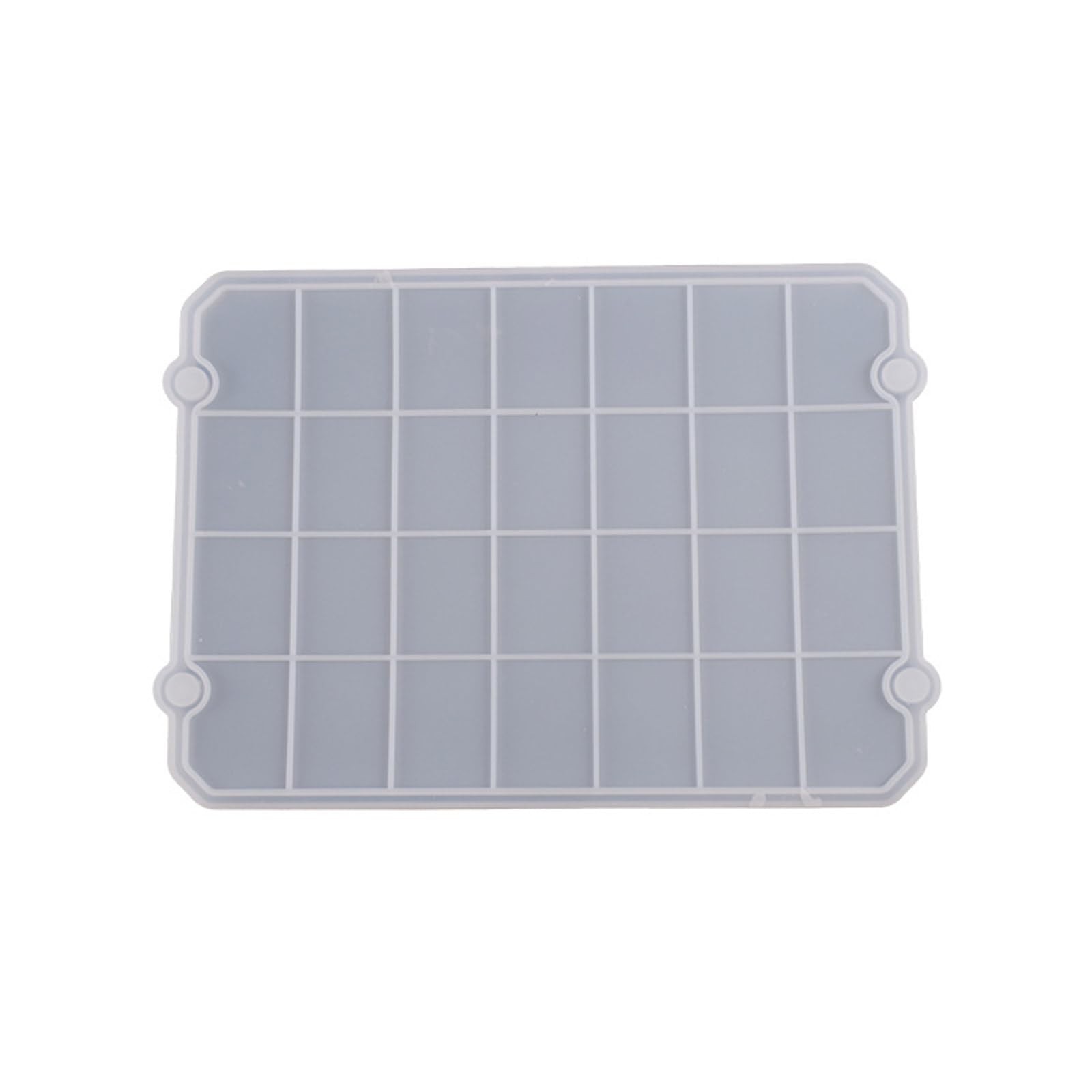 NEWFT Crystal Epoxy Resin Casting Silicone Resin Tray Mold for Making Large Rectangular Tray Crafts Silicone