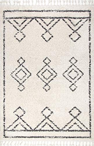Nuloom Mackie Moroccan Tasseled Shag Area Rug #TOP3