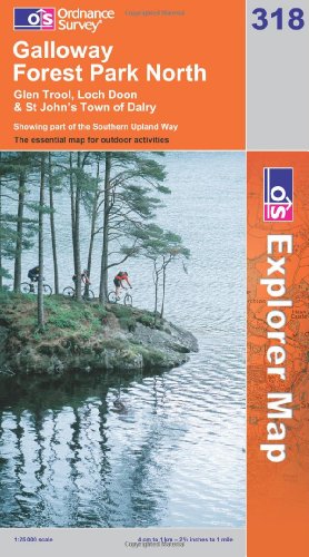 OS Explorer map 318 : Galloway Forest Park North