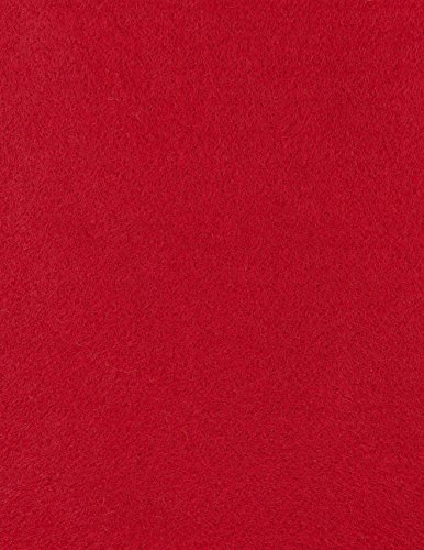 The Felt Store - Feltro sintetico a taglio, rosso