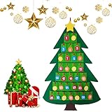 Característica: 24 Bolsillos con decoración navideña. Ayúdele a usted oa sus hijos a contar los días hasta el 24 de diciembre en la víspera de navidad.