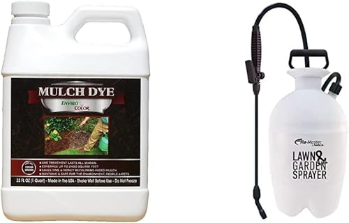 EnviroColor CB0032 851612002032 2,400 pies cuadrados. Concentrado de color mantillo marrón cacao, 2400 pies cuadrados y Flo-Master by Hudson 24101