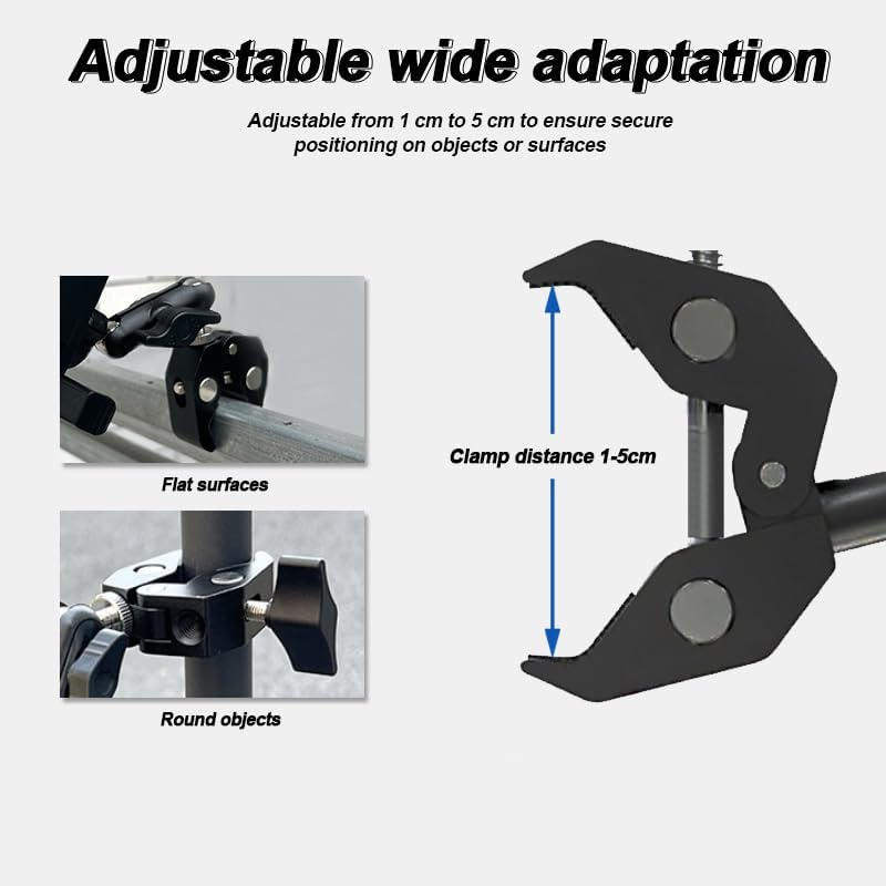 Truck Phone Mount for Hino 258 Class 6 2013–2025, Adjustable Arm Phone Mount for Truck Handlebar, Universal Car Truck Grab Handle Phone Mount for Truck, Pickup, SUV, Van