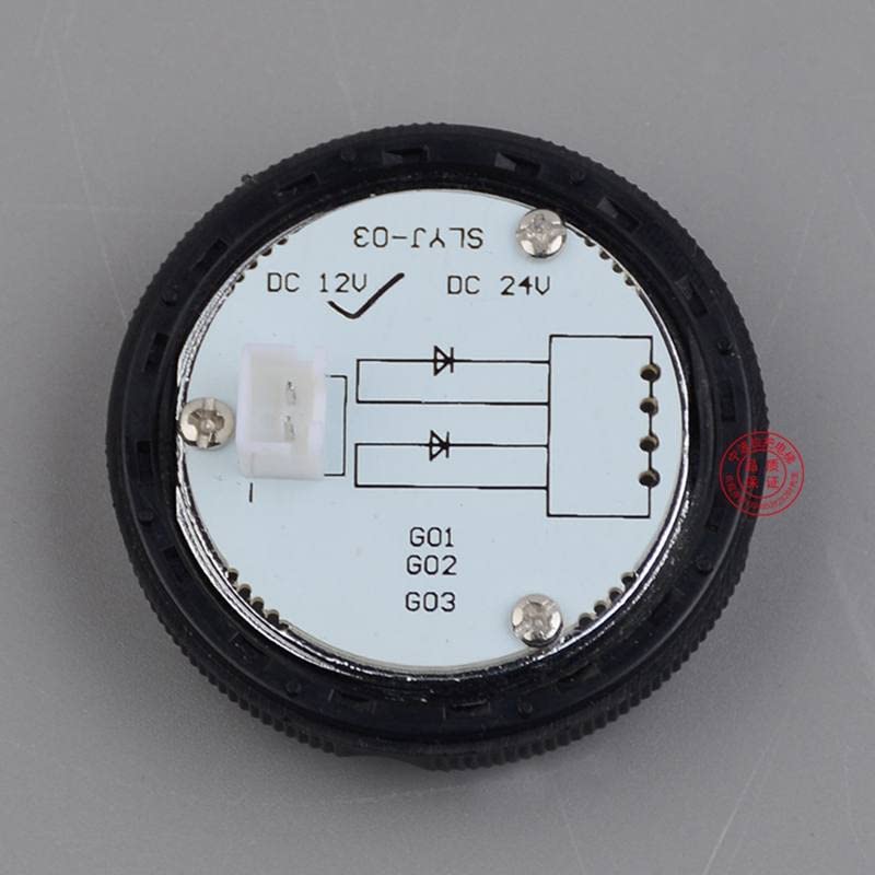 3 Sets Elevator Emergency Lighting DC12V Button Light Round White Light Elevator Accessories AQ1H191