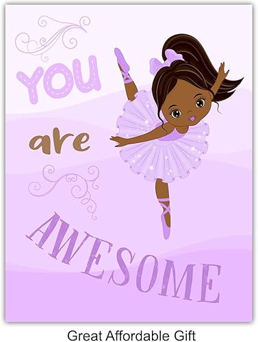 Miniatura 6 de Arte de pared de niña afroamericana, magia de niña negra, arte de pared negro, decoración de dormitorio de niñas pequeñas, decoración de habitación