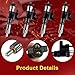 4Pcs Fuel Injectors 095000-5471 8-98151837-0 for Isuzu NPR NPR-HD 5.2L 2001 2002 2003 2004 2005 2006 2007 4HK1 Engine Diesel