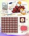 Coopay Crochet Kit Beginners for Blanket, Granny Squares Crochet Blanket Kit with Instructions & Enough Yarn, Complete Crocheting Starter Set Easy Learn to Knitting Blanket for Adults (Roman Red)