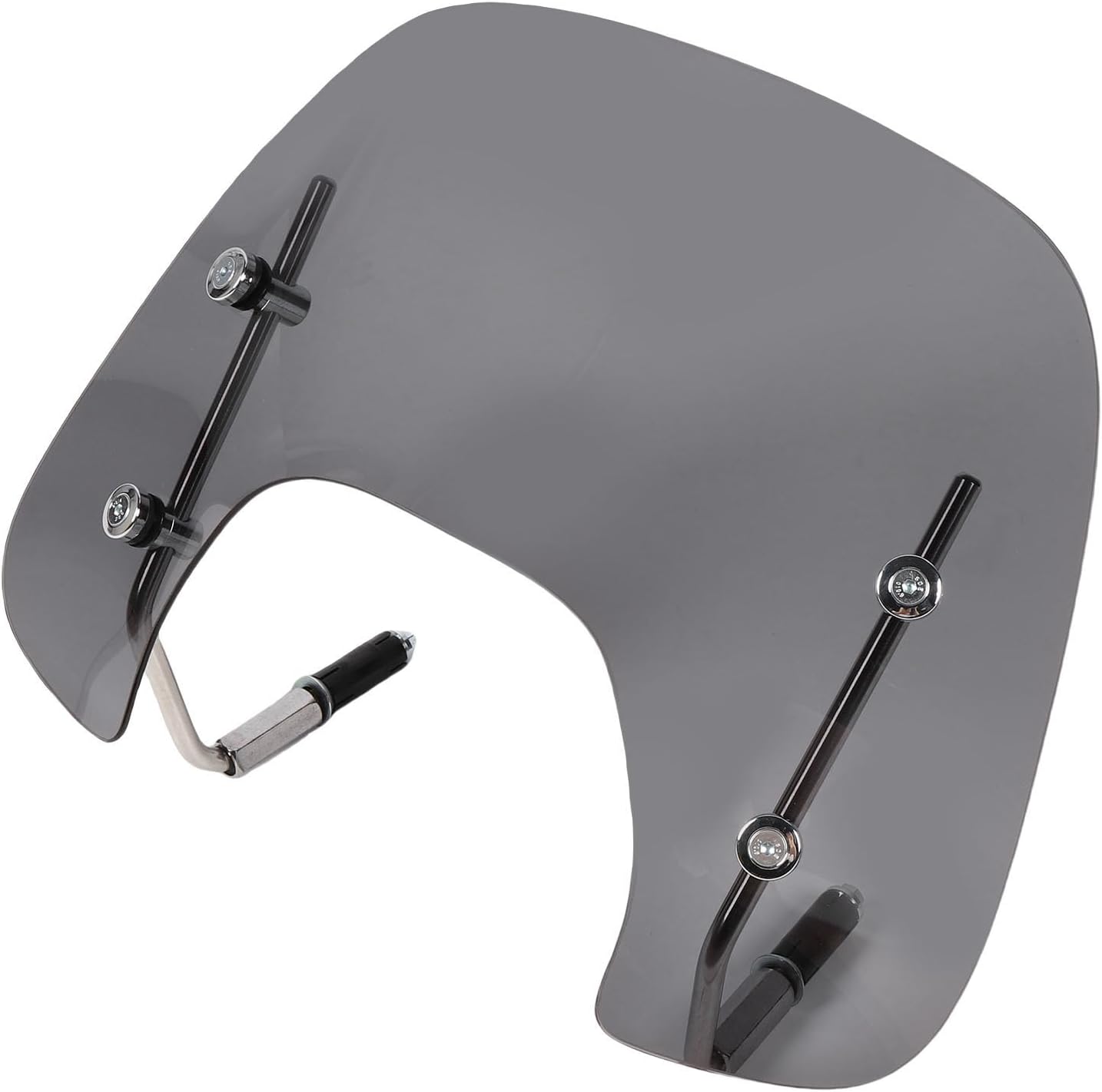 Windshield Windscreen Wind Deflector for Sprint 125 150 2016-2022 Sprint 150S 2022 High Hardness Acrylic Carbon Steel with Mounting Hardware (Smoky Black)