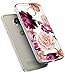 BAISRKE Moto Z2 Play Case, Moto Z2 Force Case with Flowers Slim Shockproof Clear Floral Pattern Soft Flexible TPU Back Cove for Moto Z2 Play / Z2 Force [Purple]
