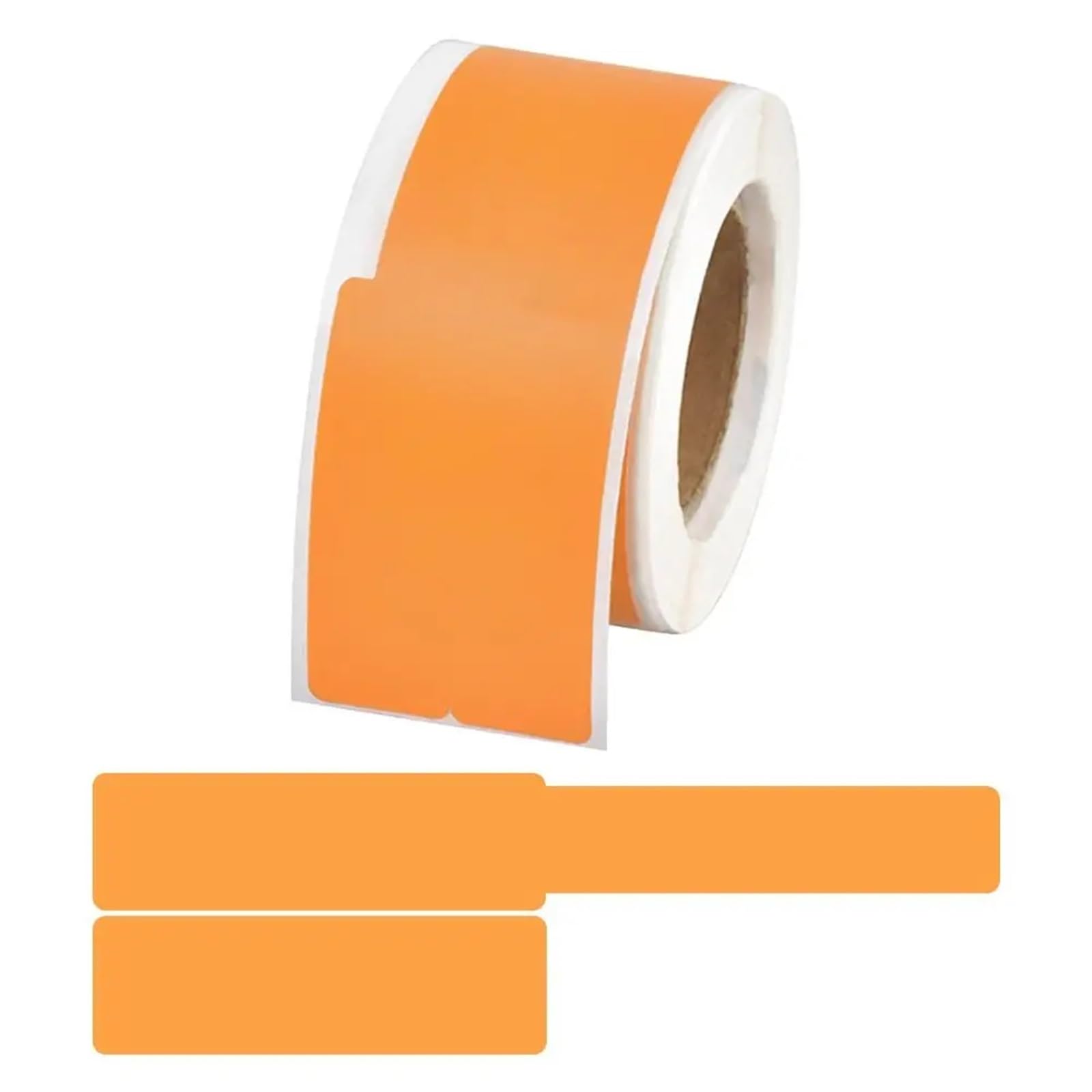 Etiquetas Para Cables 100 Uds. Etiquetas de Cable autoadhesivas de 25*38 + 40mm etiquetas de Cable de marcado de Cable impermeables etiqueta de impresora láser organizador de etiquetas de cableado(Ora