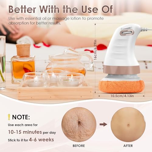 Image of Body Massager Electric Shoulder Back Massager Full Body Massager for Neck, Back, Arm, Lumbar, Leg Viberation Muscle Massager with Stepless Adjustment Knob Beauty Sculpt Massager