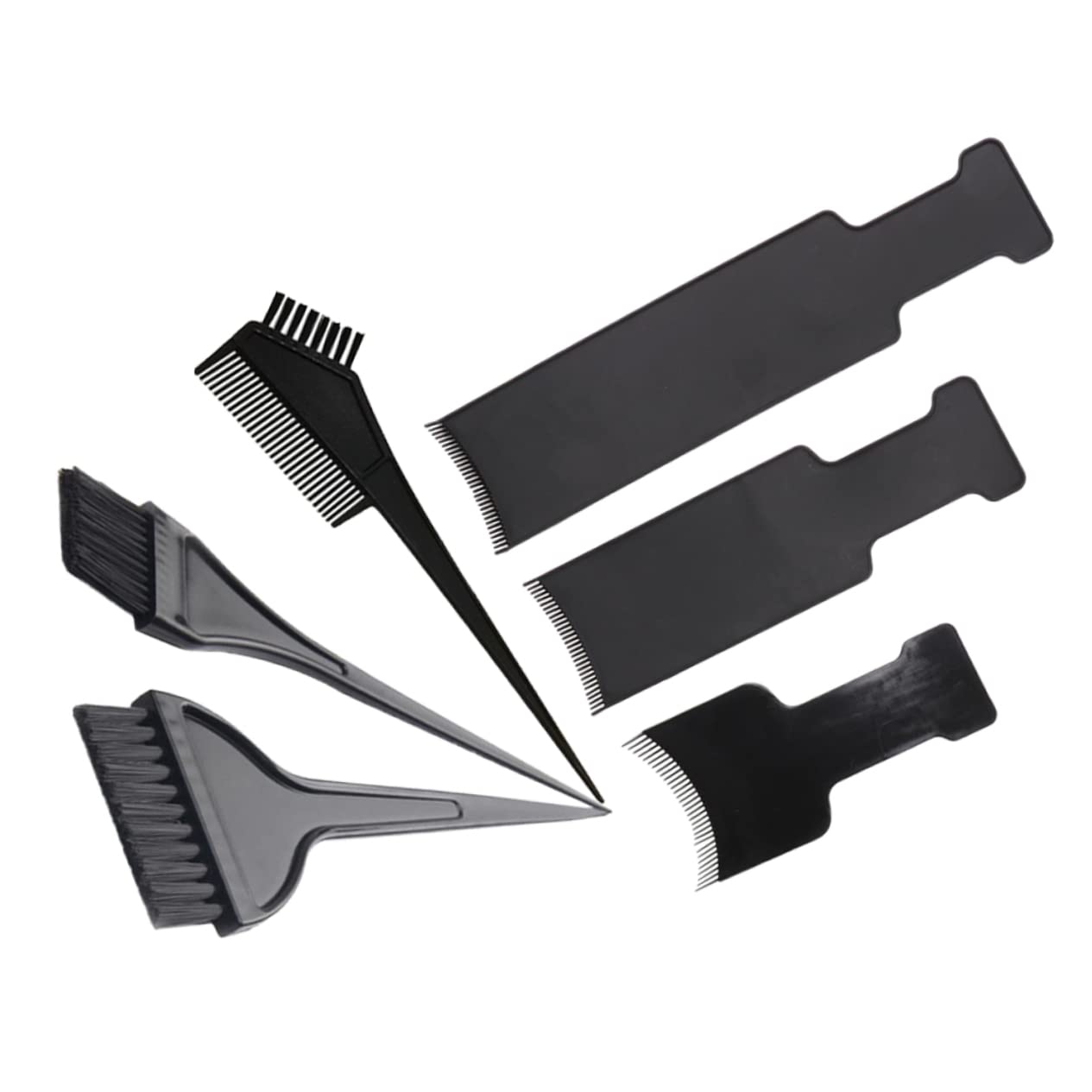 OHPHCALL Hair Coloring Kit 6pc Hair Dyeing Board Comb Set Root Application Quick Dyeing Healthy Hairdressing