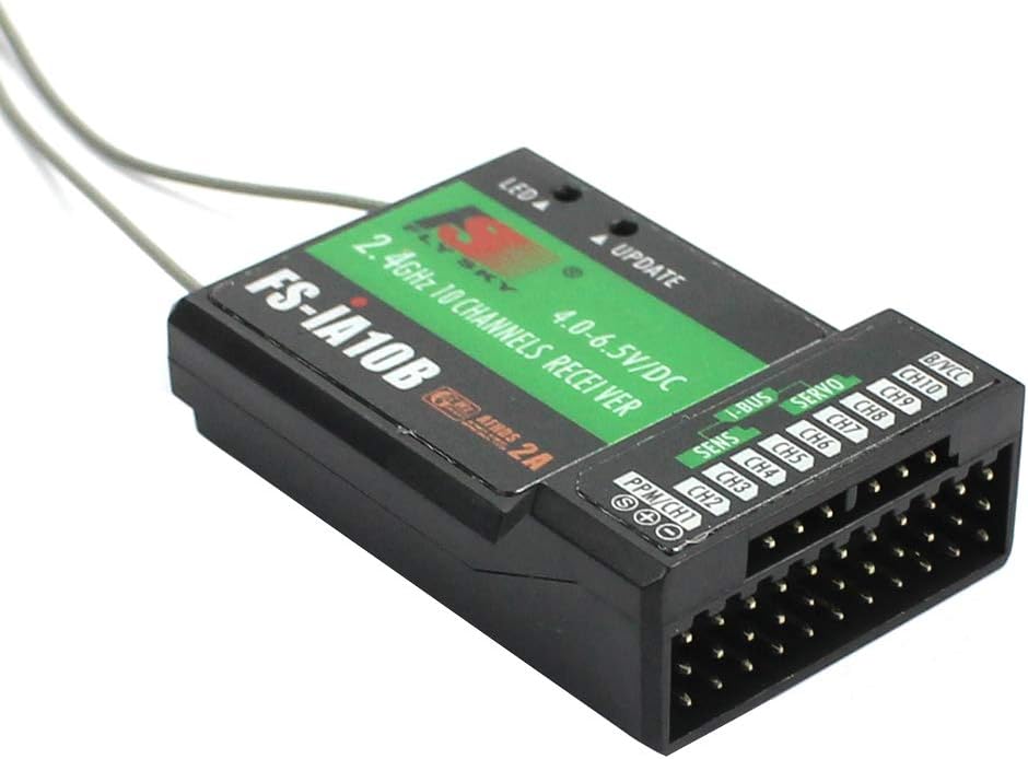 MINGCHUAN Flysky 10ch FS-IA10B Receiver FS IA10B Compatible for Transmitter Remote Controller FS-I10 FS-I6S FS-I6 FS-I4 FS-iT4S FPV RC Drone Quadcopter