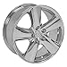 OE Wheels LX19 18 Inch Rim Fits LS460 Style 5x114.3 18x8 Chrome - Hollander 74196 (1)