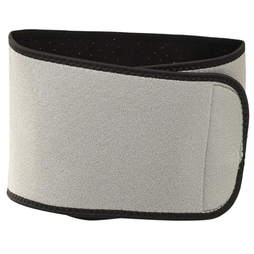 Holibanna Waist Support Brace for Fitness Lumbar Support Belt Breathable Sweat Absorbing Waist Trainer for Exercise and Active Relieves Back and Supports Grey