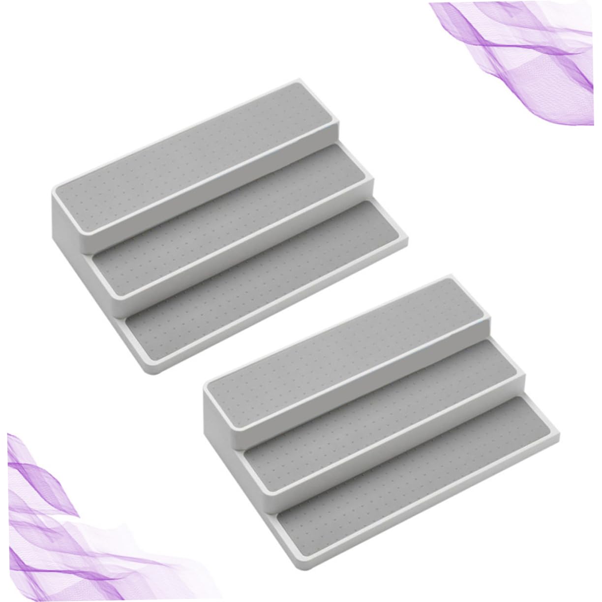 TOPBATHY 2pièces Étagère à Épices Pp à Rangement Pratique Pour Cuisine Organisateur De Cabinet Pour Épices Et Assaisonnements