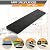 BeckTour 1.5'' Rise Threshold Ramp for Doorways, 2204 LBS Capacity Rubber Threshold Ramp, Non-Slip Driveway Curb Ramps Handicap Ramp for Wheelchair Scooter Stroller, Cuttable & Adjustable Size