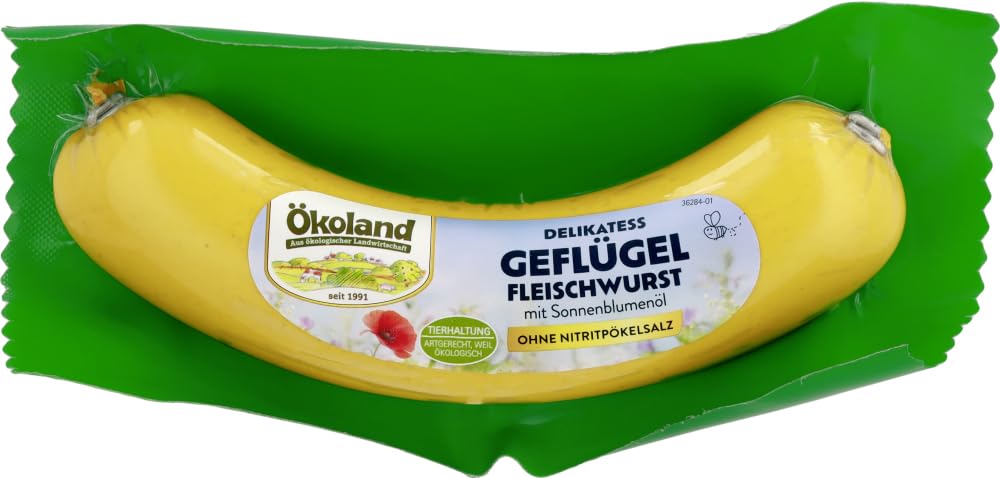 Delikatess Geflügel-Fleischwurst mit Sonnenblumenöl 12 x 180 g