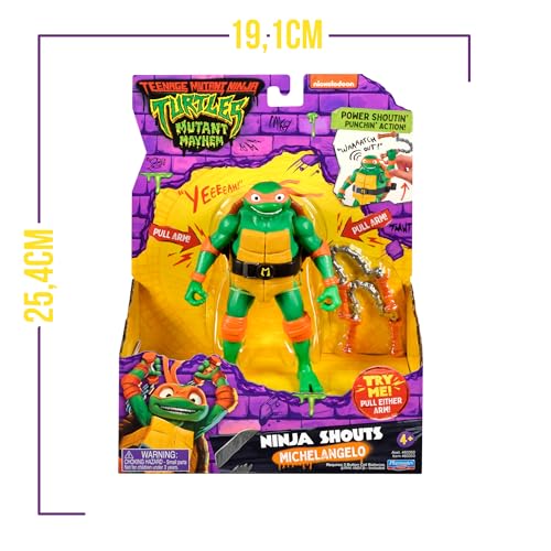 Tortues Ninja Figurine deluxe 15 cm avec fonction électronique Donatello - vue 4