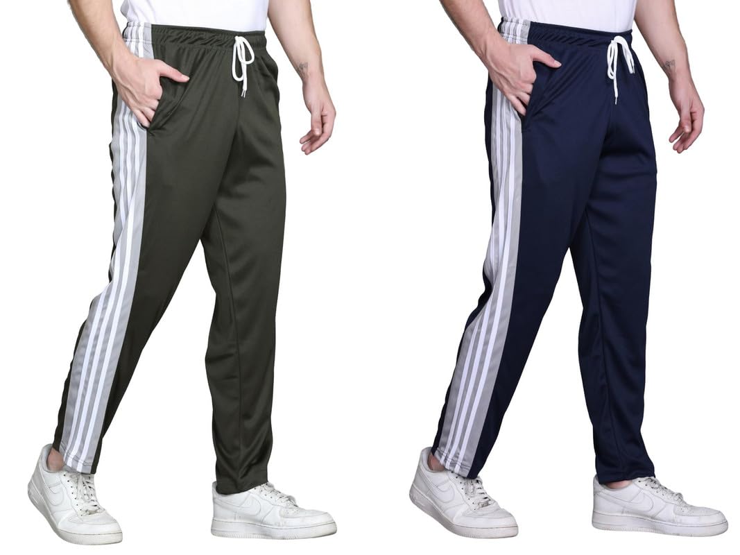 hvbk Men Track Pants (PIK-03-BLUE-03-OLIVE-COMBO)-picture-15