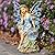 Suyorpe Garden Fairy Decor,Solar Outdoor Statues, Fairy Garden Accessories, Fairy Figurine for Outside Gifts,Resin Ornaments for Patio Yard Lawn,Size6.89 x 5.24x 12.68 inches