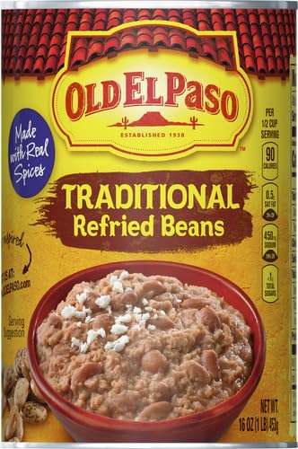Image of Old El Paso Traditional Canned Refried Beans, 16 oz. (Pack of 3)