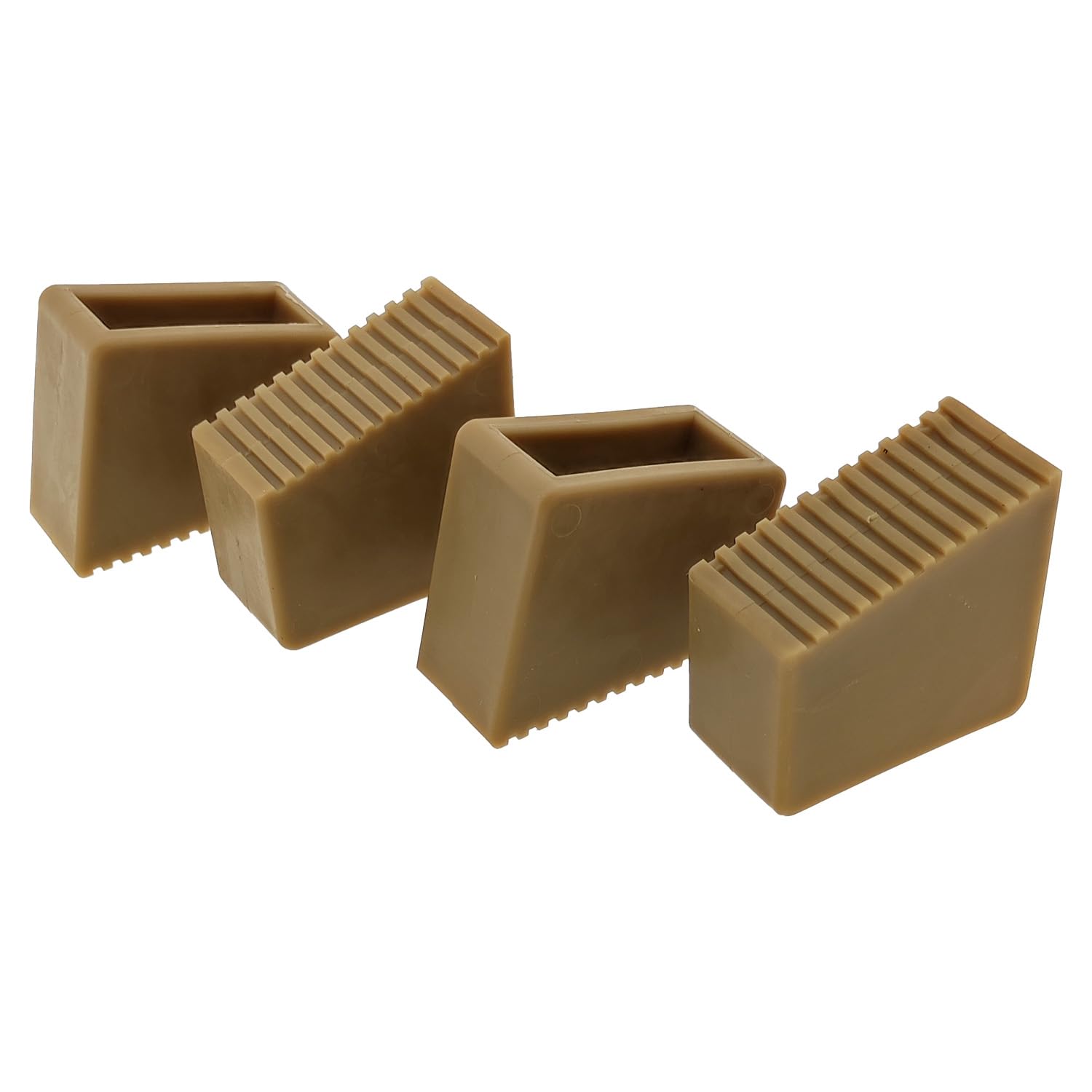 4 x stopka drabiny do drabiny stojącej do belek 60 x 22 mm, gumowe nóżki drabiny antypoślizgowe
