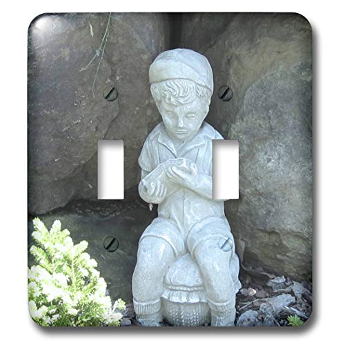 Boy Statue Interrupteur à baïonnette multicolore pour chambre d'enfant - 2