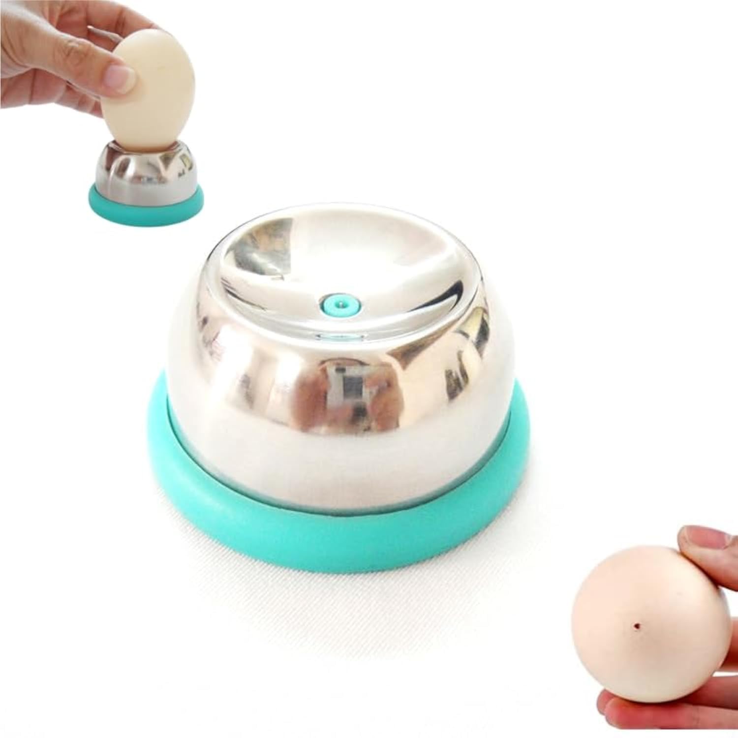 Eipicker aus Edelstahl, Chick Egg HolePuncher Küche Kochen Werkzeuge, Eierstecher Eipicker, Eieröffner Werkzeug, Multi Chopper Eipicker, für Rohes, Weiches, Gekochtes Ei