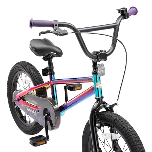 Miniatura 9 de Bikestar Bicicleta Infantil Para Niños Y Niñas A Partir De 4 Años Bici 16 Pulgadas Con Frenos 16 Edición Bmx Negro Azul