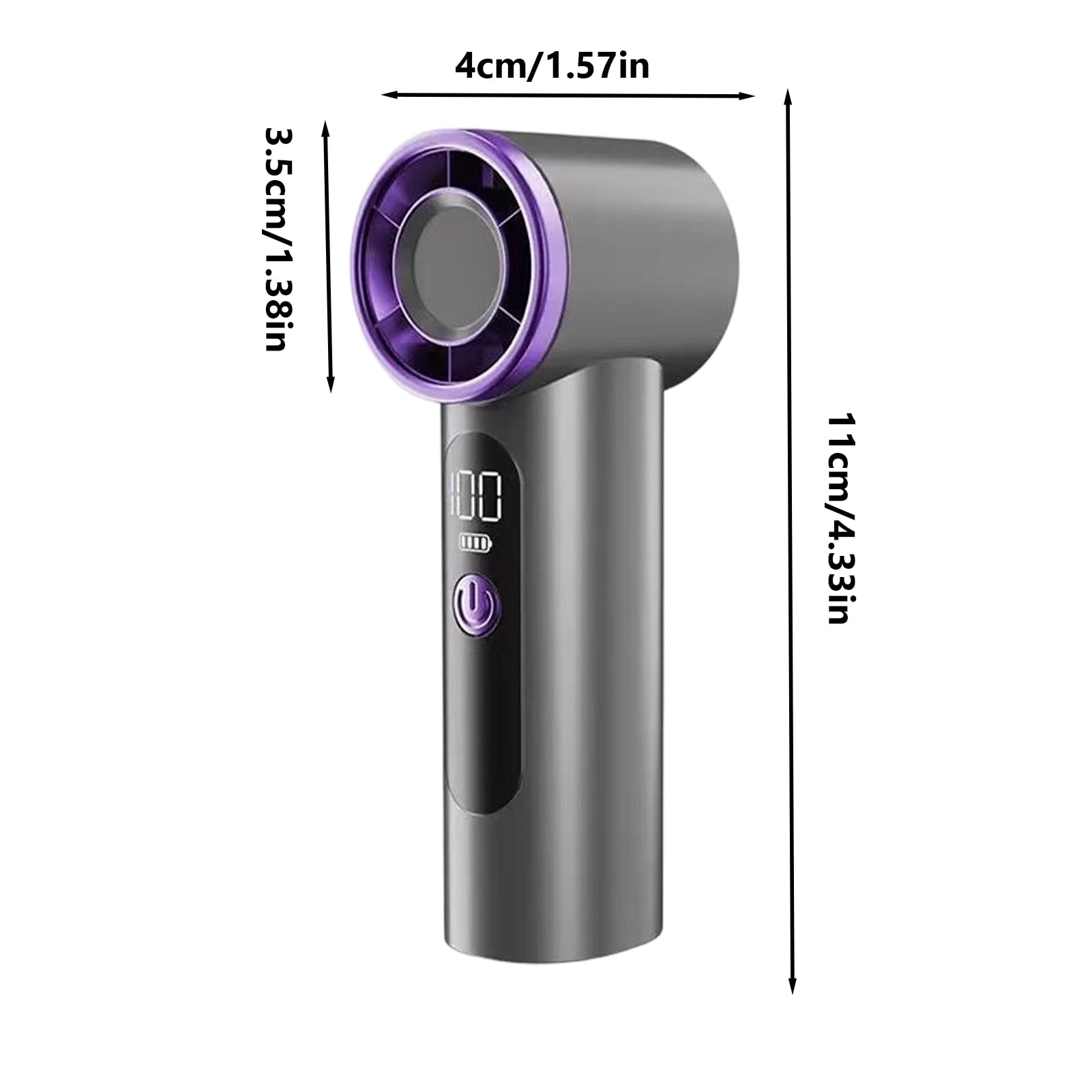 Mini ventilatore portatile, ricaricabile tramite USB, strumento di raffreddamento portatile per viaggi e ufficio, dispositivo di circolazione 'aria personale, silenzioso, funzionamento a