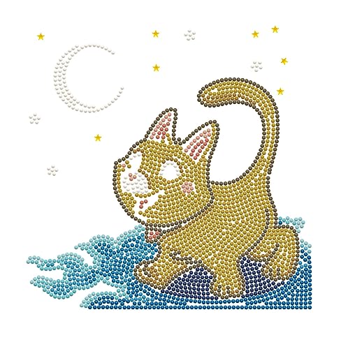 Image of DIAMOND DOTZ Adventure Dog Dotz Box Animal Diamond Painting Kits for Adults - Diamond Art Kits a Relaxing Creative Craft Kit with Dotz Gems 8.7 inchx8.7 inch