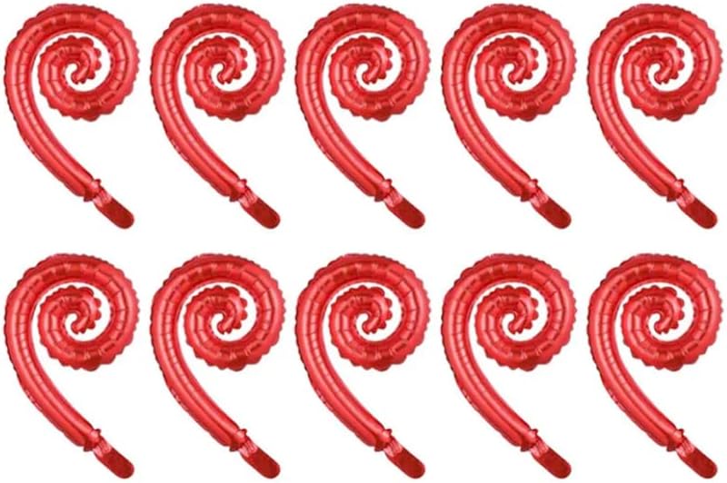 Miniatura 2 de Globos de aire de aluminio con forma de espiral, autosellado de 14 pulgadas, 20 unidades, para decoraciones de fiestas, suministros de fiesta de
