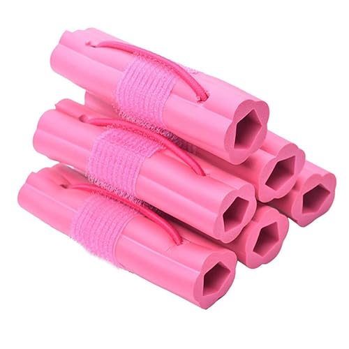 6 unidsset de esponja mágica de espuma para rizar el cabello, rodillos de pelo ondulado para viajes, uso doméstico, sin calor, rizadores de pelo