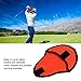 D Type Mallet Putter Head Cover, Woven Golf Headcover Protector Bag with Fastening Tape Golf Club Head Protector Sleeve Case Golf Blade Putter Headcover (red)