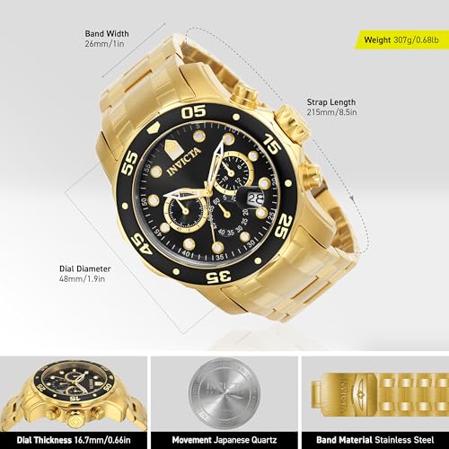 Image of Invicta Men's Pro Diver Collection Chronograph Watch