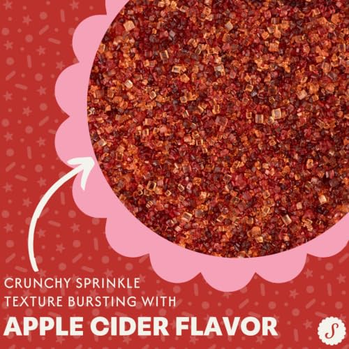 Image of Sweets Indeed Flavored Sugar for Drinks and Baking, 5.11 ounces (Apple Cider)