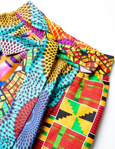 SHENBOLEN Women African Long Skirt Ankara Splic Fabric Skirts One Szie3