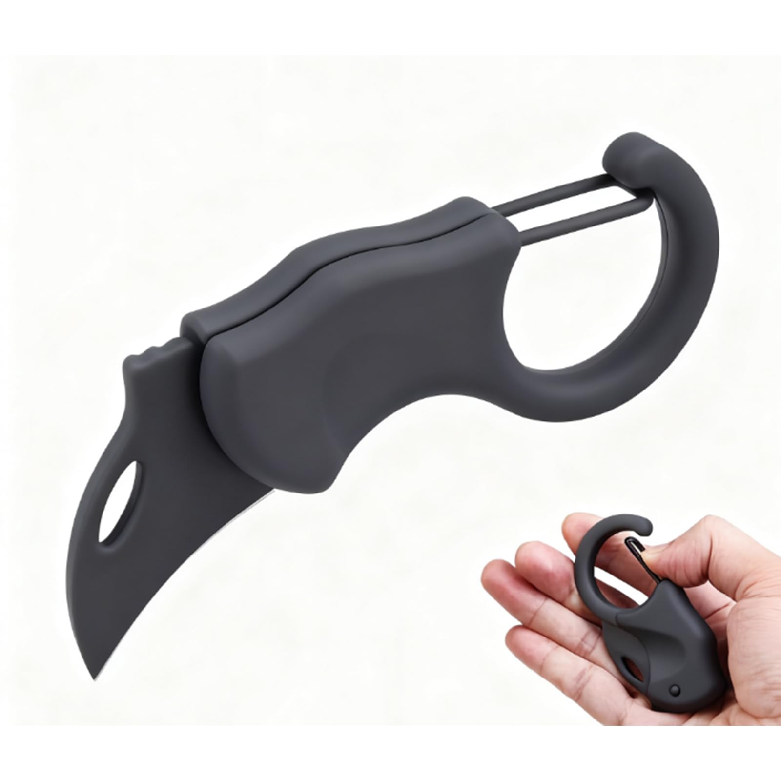 10 Portachiavi Con Chiusura A Moschettone Girevole, Per Fai Da Te, Accessori Per Borse E Attività All'aperto - Foto 6