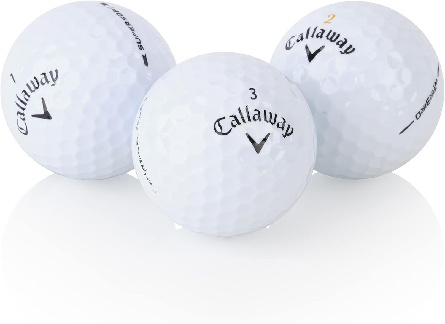 Used Golf Balls for Callaway Mix (Warbird, Superhot, HX Diablo, Other Models) - Mint Condition (5A)