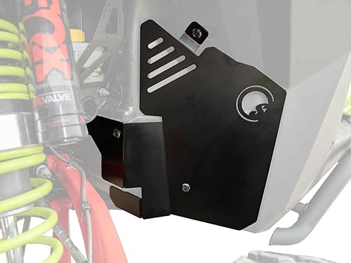 SuperATV Protectores de guardabarros interiores negros resistentes para Polaris RZR Pro RTurbo R 2022-2024  1 par  Chapado en aluminio de 18