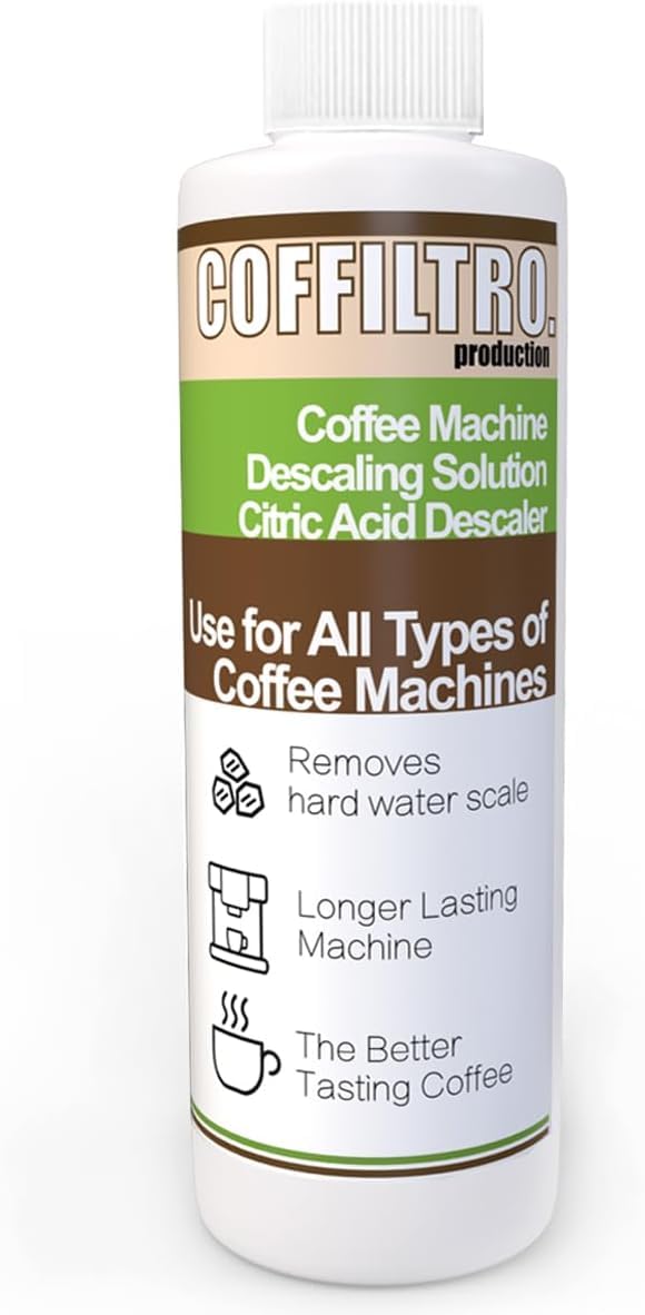 Descaler Universal Descaling Solution for All Types of Coffee Machine - 250mL (2 Uses Total)