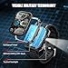 Military Smart Watch for Men(Answer/Make Calls),2.01"Fitness Watch with Compass/Flashlight/100 Days Battery/Heart Rate/SpO2/Sleep Monitor/100+ Sports/IP68 Waterproof,Outdoor Smartwatch for Android iOS