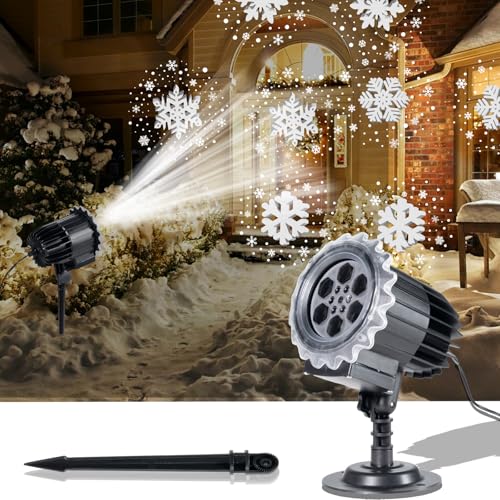 Projecteur de Noël extérieur 3D étable pour décoration de vacances de cour