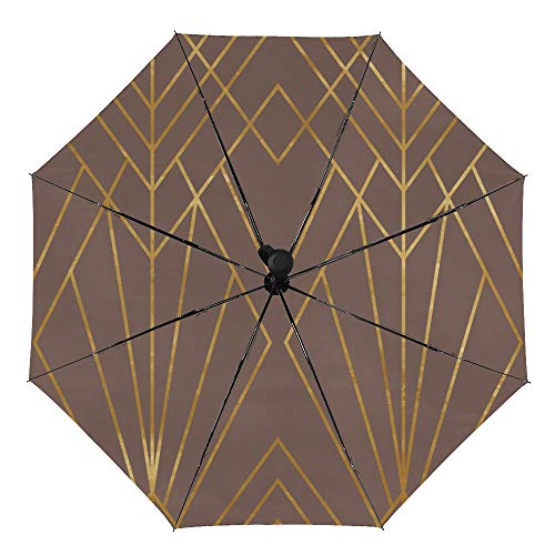 Parapluie pliable en vinyle avec doublure imprimée et housse de protection