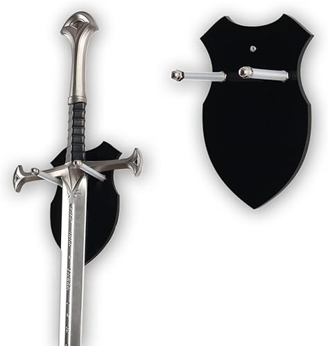 Estante de exhibición de espadas montado en la pared, gancho de espada, gancho de pared, soporte de exhibición de armas para espada de anime, espada