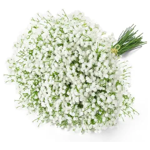 Uhky 6 Pcs Real Touch Baby's Breath Flowers Cover