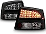 ACANII - For 2006 2007 2008 Dodge Charger Black Smoked Lumiled LED Tail Lights Brake Lamps Driver & Passenger Side